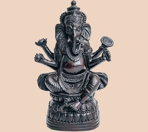 Ganesha, hinduistische Gottheit, gleicht einem Elefantenkopf